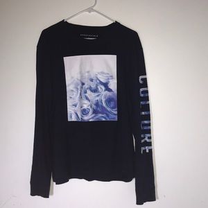 Blue long sleeve shirt